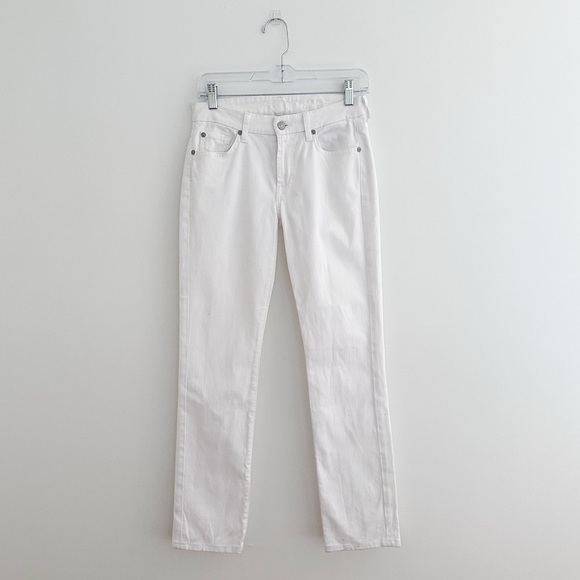 7 For All Mankind White Jeans - Picture 2 of 9